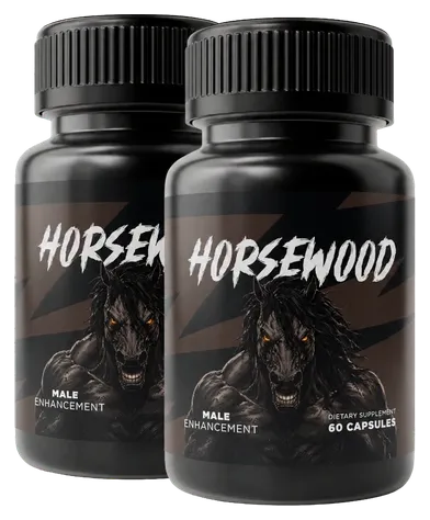 Two black HORSEWOOD bottles, the 2-bottle pack